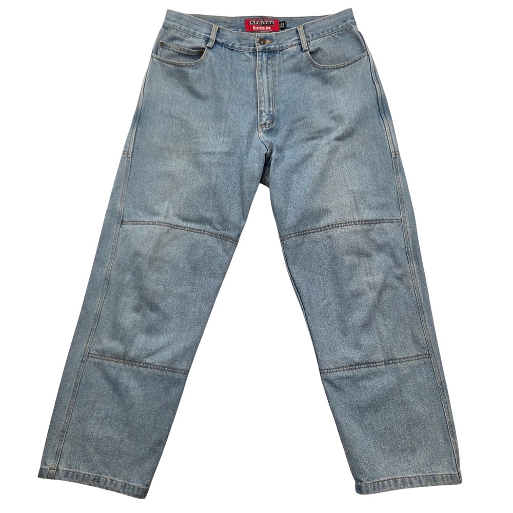 Cortech Tour Master DSX Mens‎ Motorcycle Riding Jeans 36x30 Light Wash Blue Moto